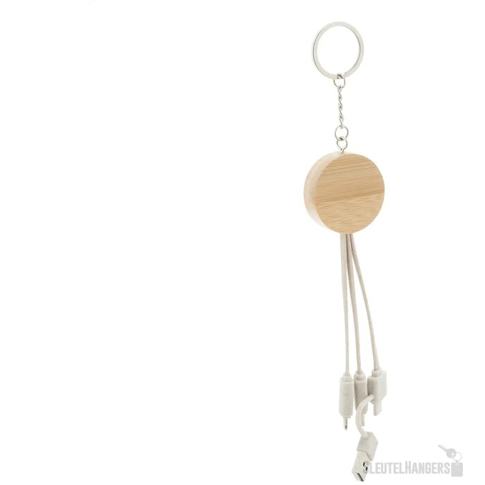 Mugory Sleutelhanger Met Usb-Oplaadkabel Natuurlijk