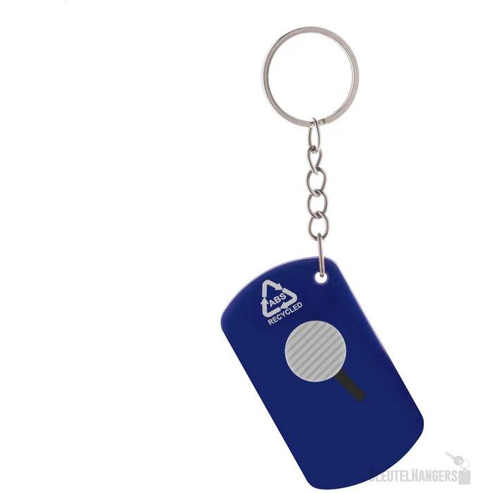 Parcelo Sleutelhanger Met Mesje Blauw
