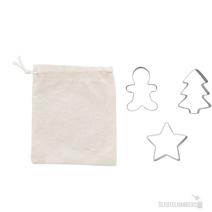 Pepparku Kerst Koekjes Cutter Set Zilver