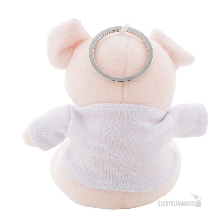 Pigfob Pluche Varken Sleutelhanger Fuchsia