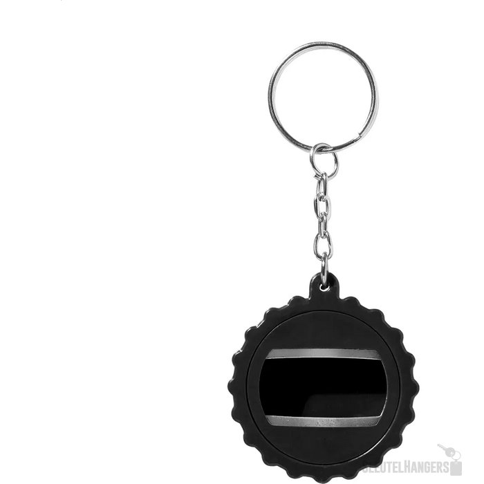 Popcap Rabs Flesopener Sleutelhanger Zwart