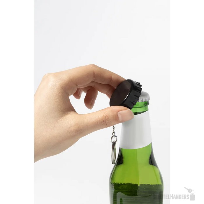 Popcap Rabs Flesopener Sleutelhanger Zwart