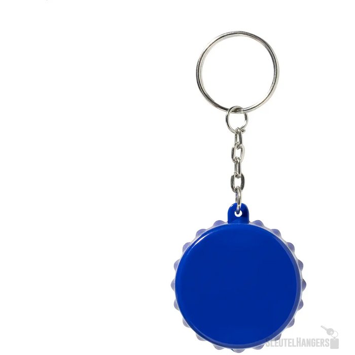 Popcap Rabs Flesopener Sleutelhanger Blauw