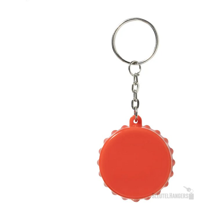 Popcap Rabs Flesopener Sleutelhanger Rood
