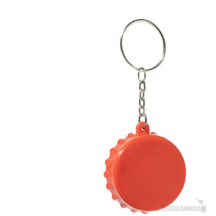 Popcap Rabs Flesopener Sleutelhanger Rood