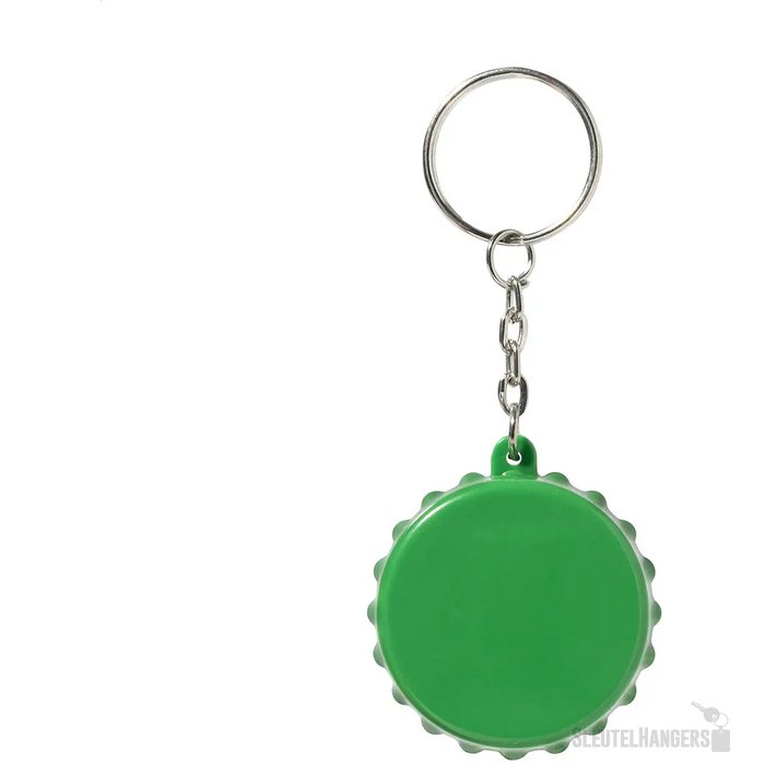 Popcap Rabs Flesopener Sleutelhanger Donker Groen