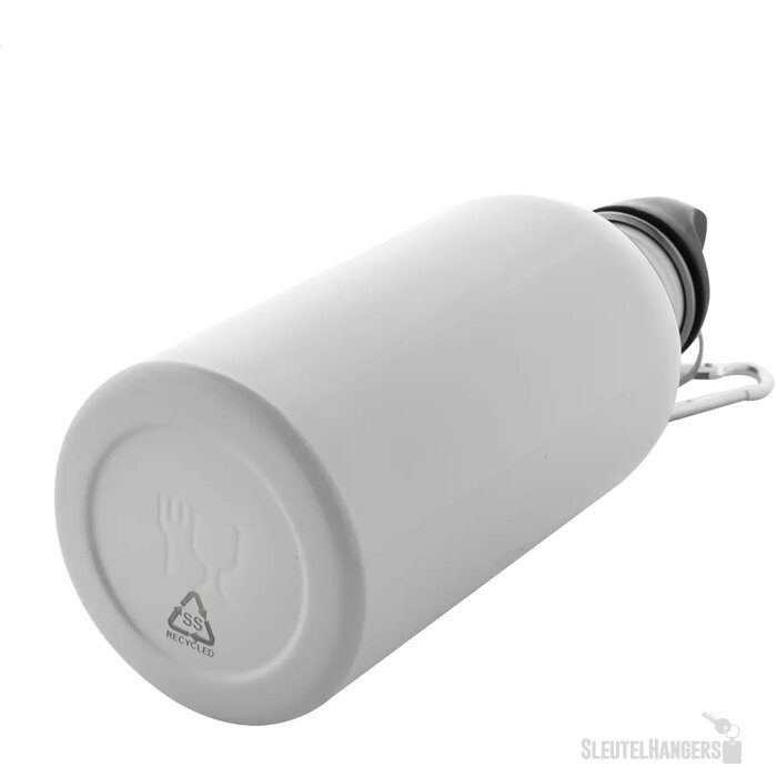 Pressuto Fles Van Gerecycled Roestvrij Staal Wit