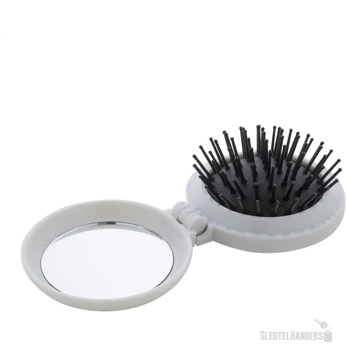 Rabrush Rabs Haarborstel Met Spiegel Wit