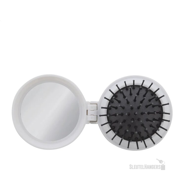 Rabrush Rabs Haarborstel Met Spiegel Wit