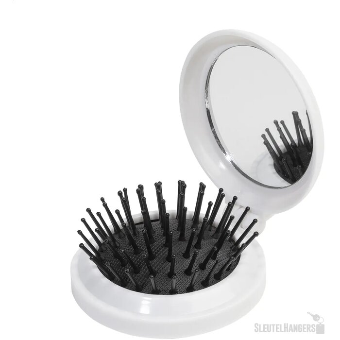 Rabrush Rabs Haarborstel Met Spiegel Wit