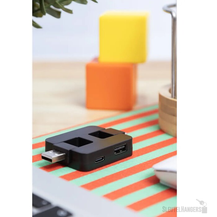 Rahubu Rabs Usb-Hub Zwart