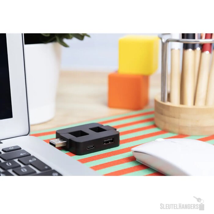 Rahubu Rabs Usb-Hub Zwart