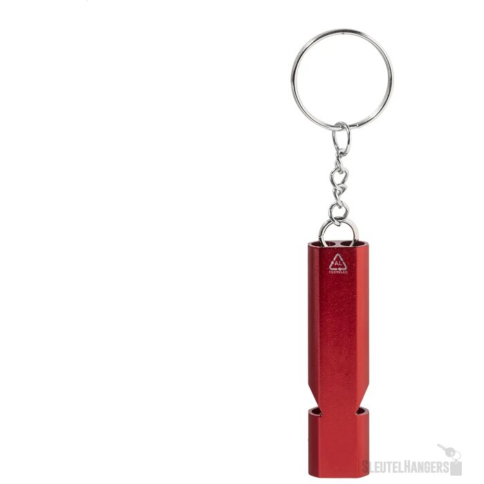 Raluhiss Fluitje Sleutelhanger Rood