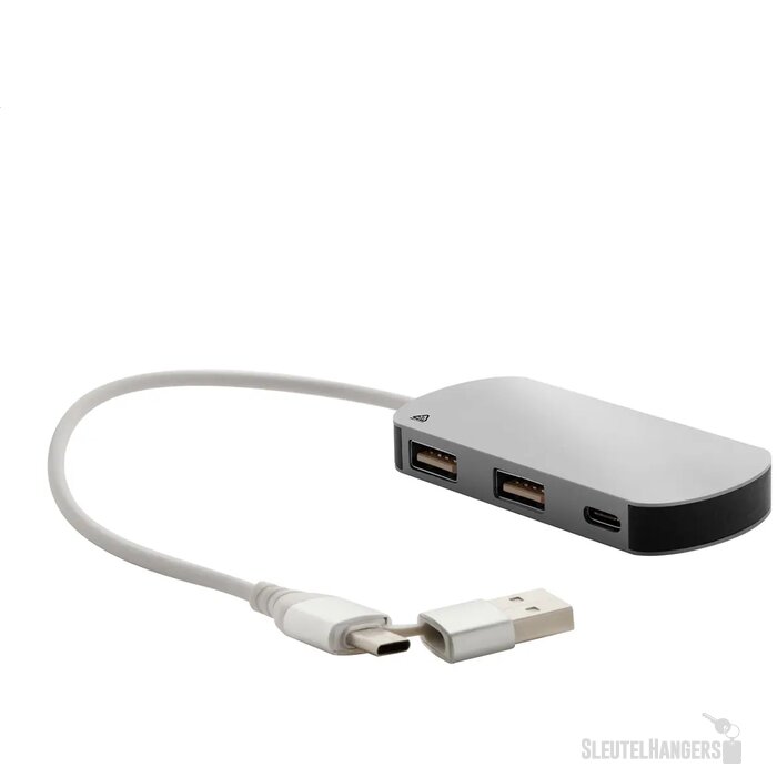 Raluhub Usb Hub Zilver