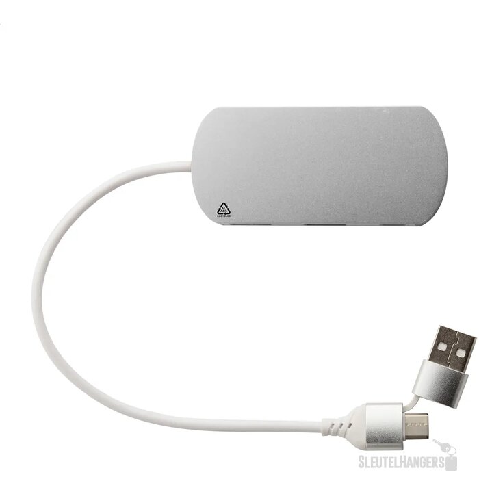 Raluhub Usb Hub Zilver