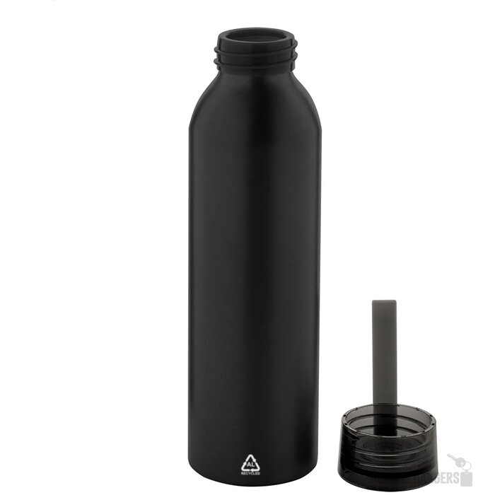 Ralusip Gerecyclede Aluminium Fles Zwart