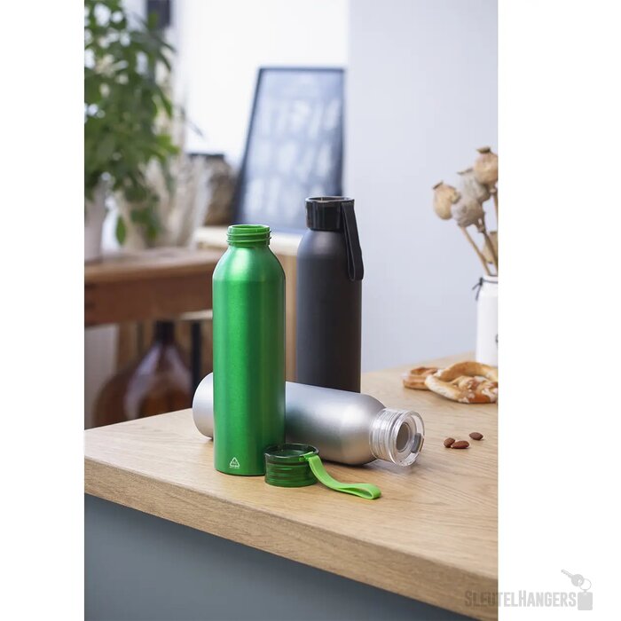 Ralusip Gerecyclede Aluminium Fles Zwart