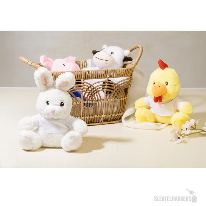 Rebunny Rpet Pluche Konijn Wit