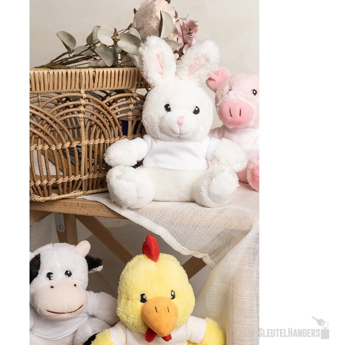 Rebunny Rpet Pluche Konijn Wit