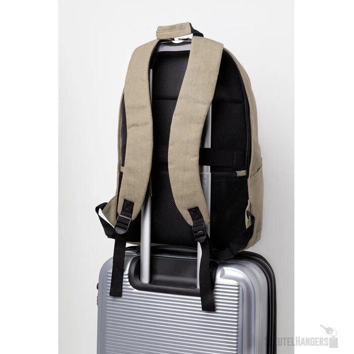 Rebyss Back Rugzak Van Gerecycled Canvas Beige