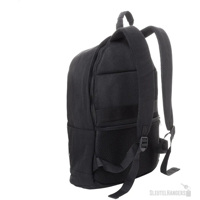 Rebyss Back Rugzak Van Gerecycled Canvas Zwart