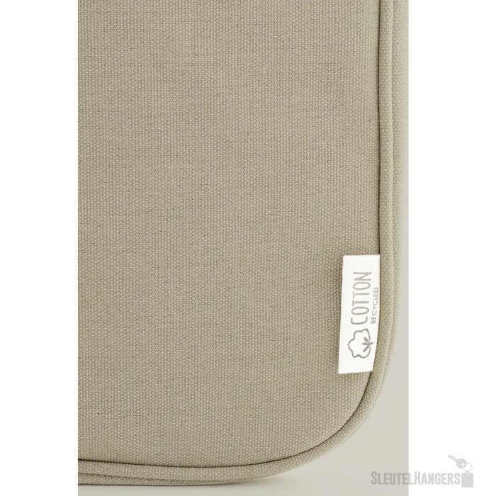 Rebyss Comp Laptoptas Van Gerecycled Canvas Beige