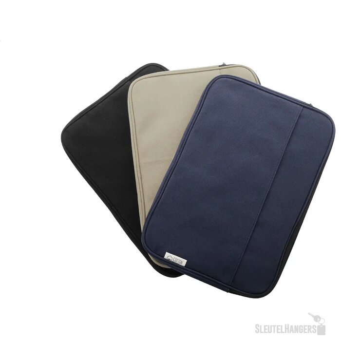 Rebyss Comp Laptoptas Van Gerecycled Canvas Beige