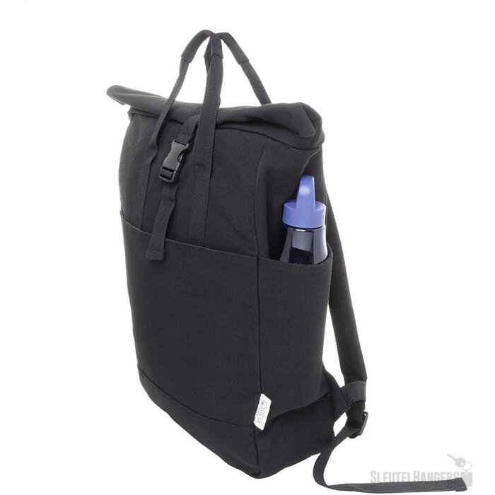 Rebyss Roll Rugzak Van Gerecycled Canvas Zwart