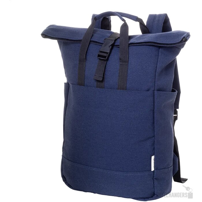 Rebyss Roll Rugzak Van Gerecycled Canvas Donker Blauw