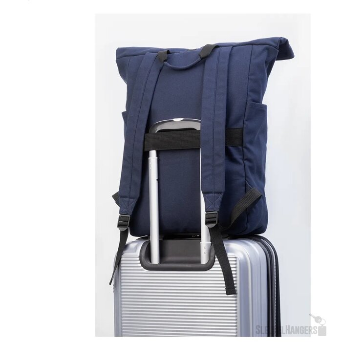 Rebyss Roll Rugzak Van Gerecycled Canvas Donker Blauw