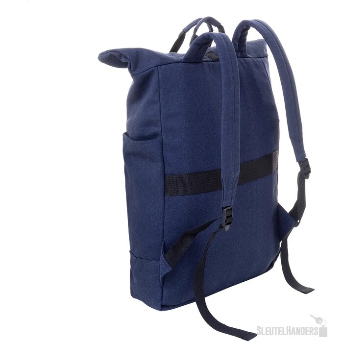 Rebyss Roll Rugzak Van Gerecycled Canvas Donker Blauw