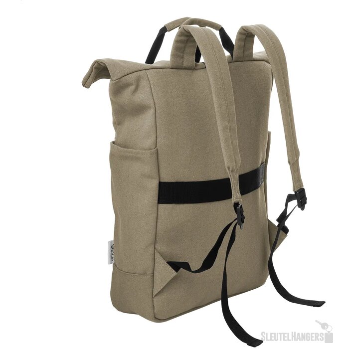 Rebyss Roll Rugzak Van Gerecycled Canvas Beige