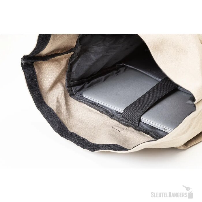 Rebyss Roll Rugzak Van Gerecycled Canvas Beige