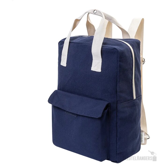 Rekan Back Gerecyclede Canvas Rugzak Blauw