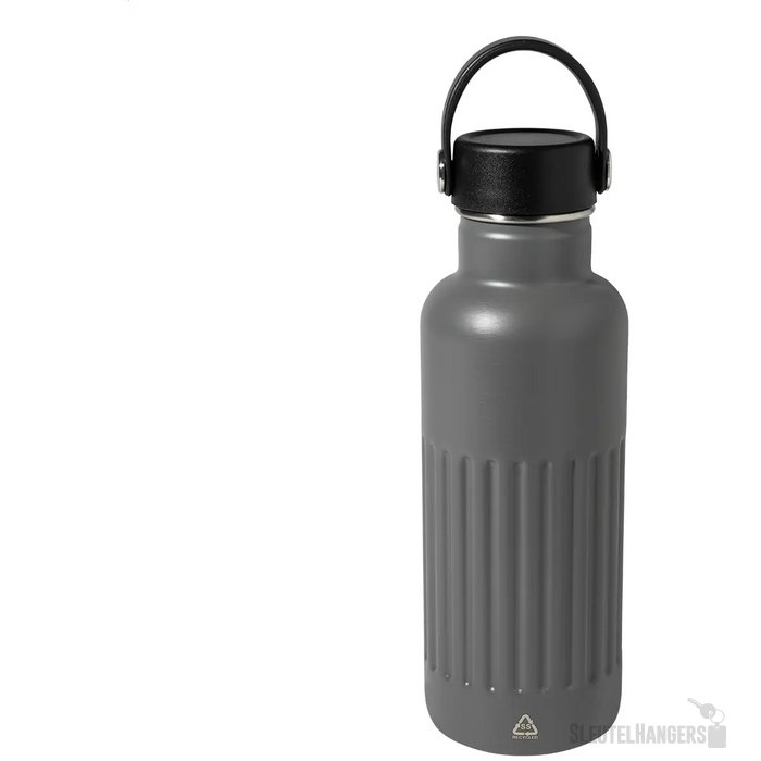 Streaky Go Geïsoleerde Fles Donker Grijs