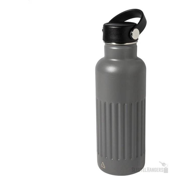 Streaky Go Geïsoleerde Fles Donker Grijs