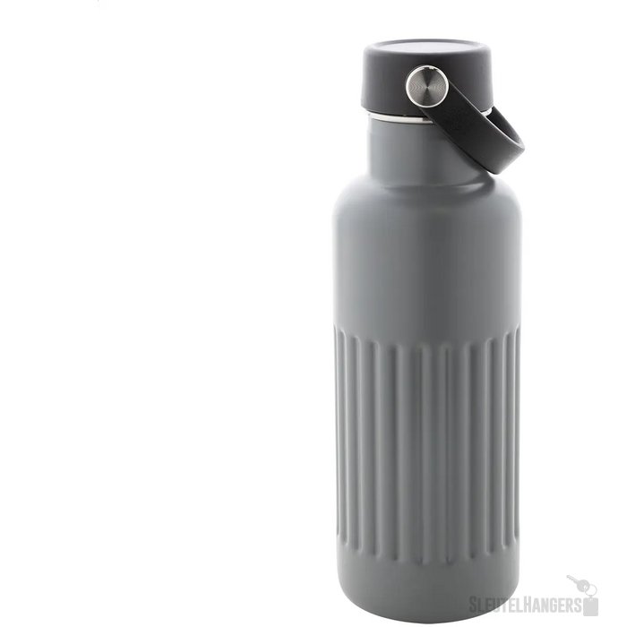 Streaky Go Geïsoleerde Fles Donker Grijs
