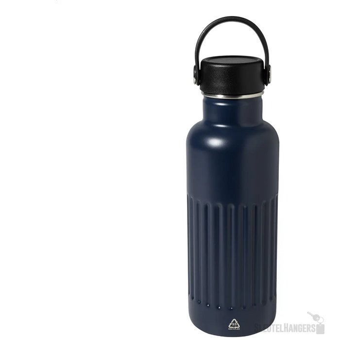 Streaky Go Geïsoleerde Fles Donker Blauw
