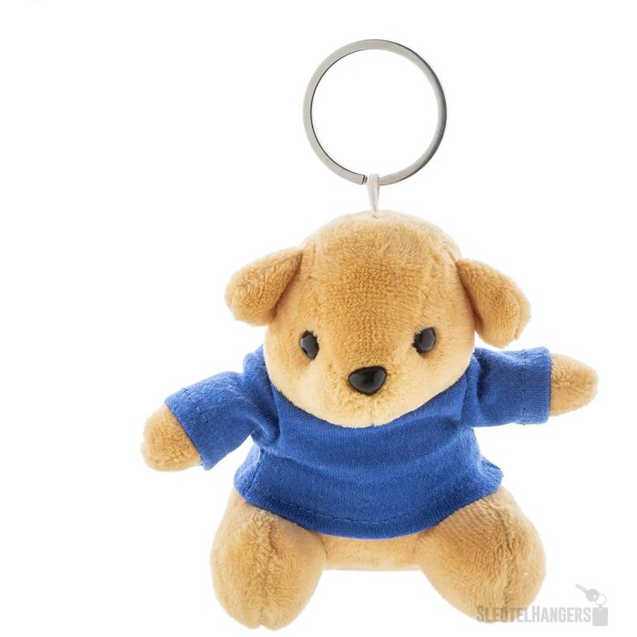 Teddyfob Pluche Teddybeer Sleutelhanger Blauw