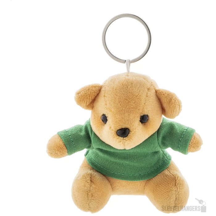 Teddyfob Pluche Teddybeer Sleutelhanger Groen