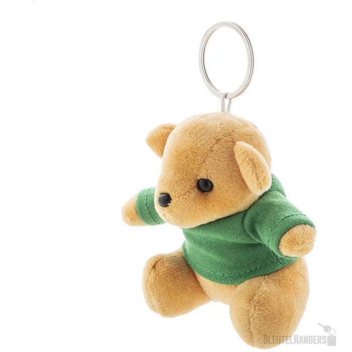 Teddyfob Pluche Teddybeer Sleutelhanger Groen