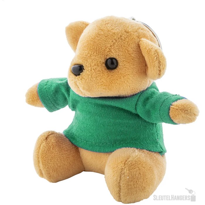 Teddyfob Pluche Teddybeer Sleutelhanger Groen