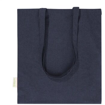 Totepex Hue Gerecyclede Katoenen Boodschappen Tas Donker Blauw