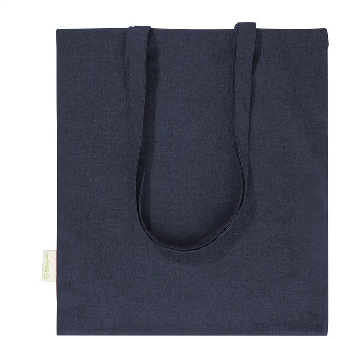 Totepex Hue Gerecyclede Katoenen Boodschappen Tas Donker Blauw