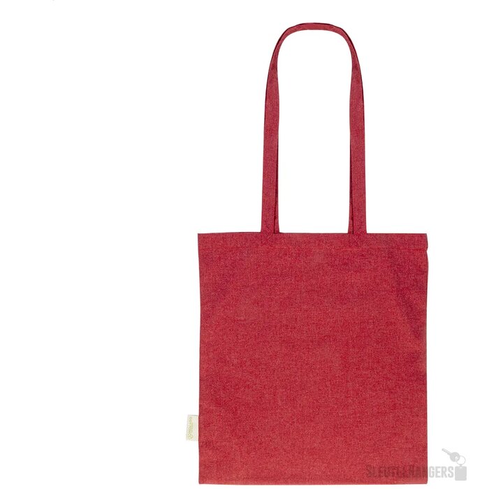 Totepex Hue Gerecyclede Katoenen Boodschappen Tas Rood