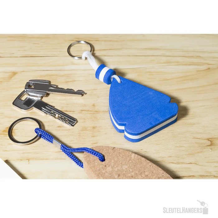 Velantis Drijvende Eva-Sleutelhanger Blauw