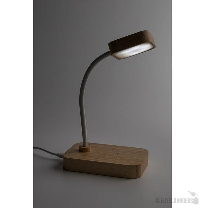 Voltglow Bureaulamp Met Draadloze Oplader Natuurlijk