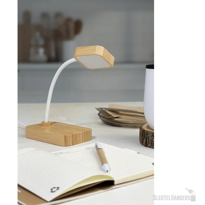 Voltglow Bureaulamp Met Draadloze Oplader Natuurlijk