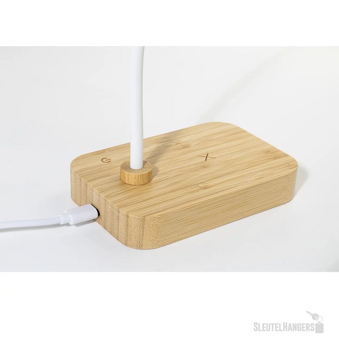 Voltglow Bureaulamp Met Draadloze Oplader Natuurlijk