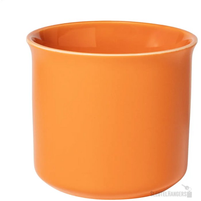 Woodstock Flat Matte Vintage Mok Oranje